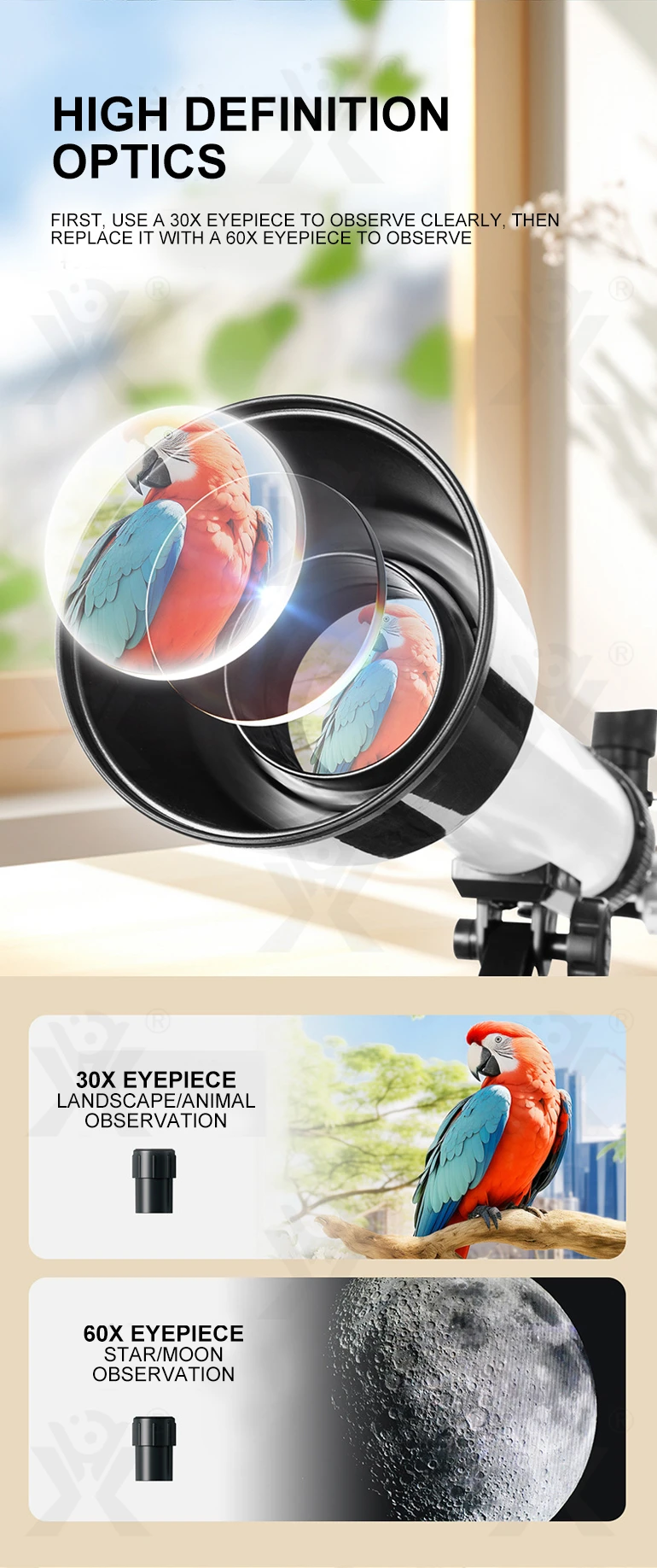 Astronomical Telescope Toys, Cultivate Children’s Interests and Hobbies · TV10711 · detail image 3 of 6