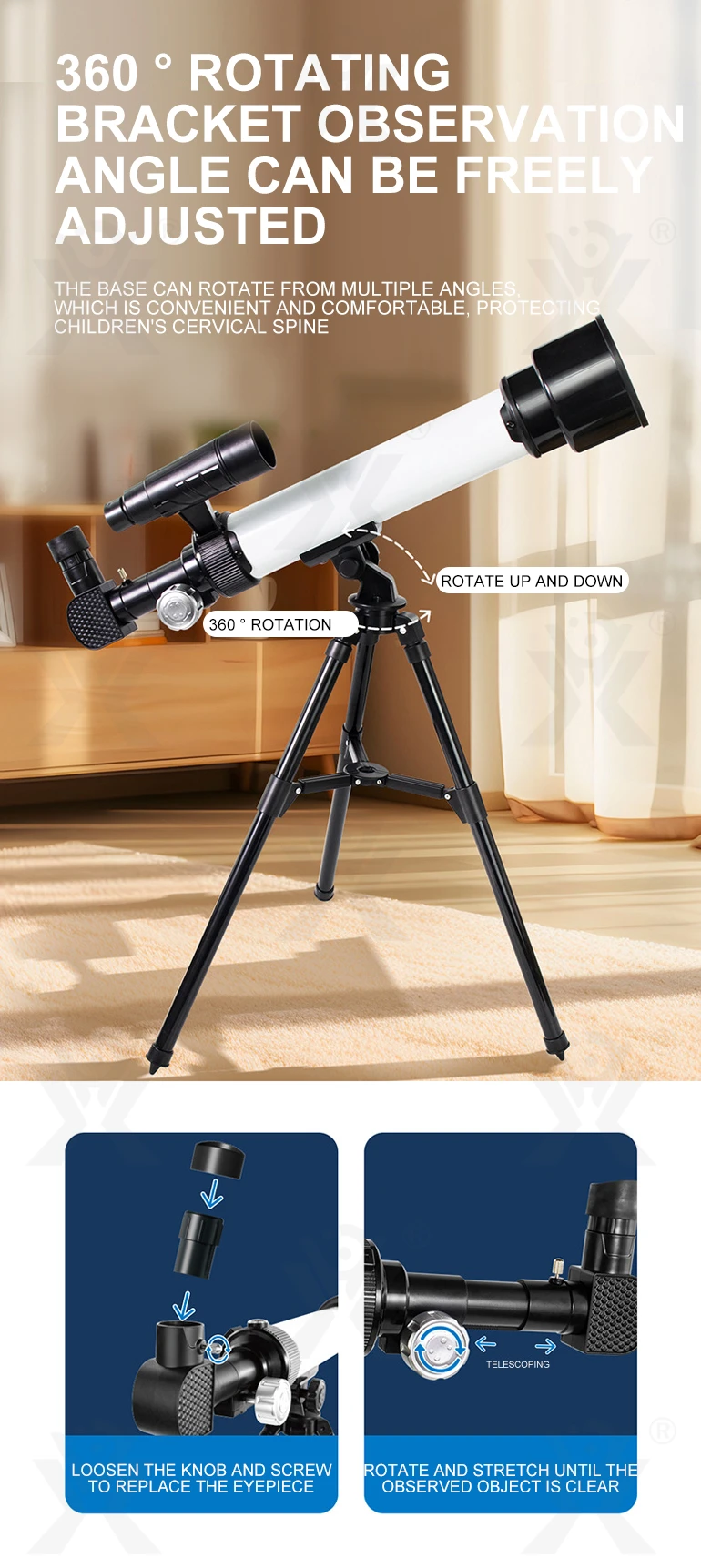 Astronomical Telescope Toys, Cultivate Children’s Interests and Hobbies · TV10711 · detail image 4 of 6