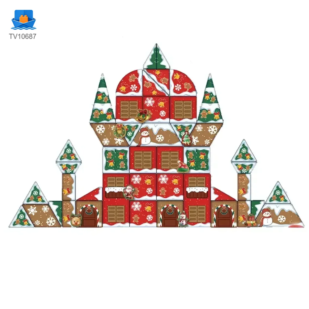 Christmas Magnetic Building Block Sets · TV10687 · product photo 1 of 7