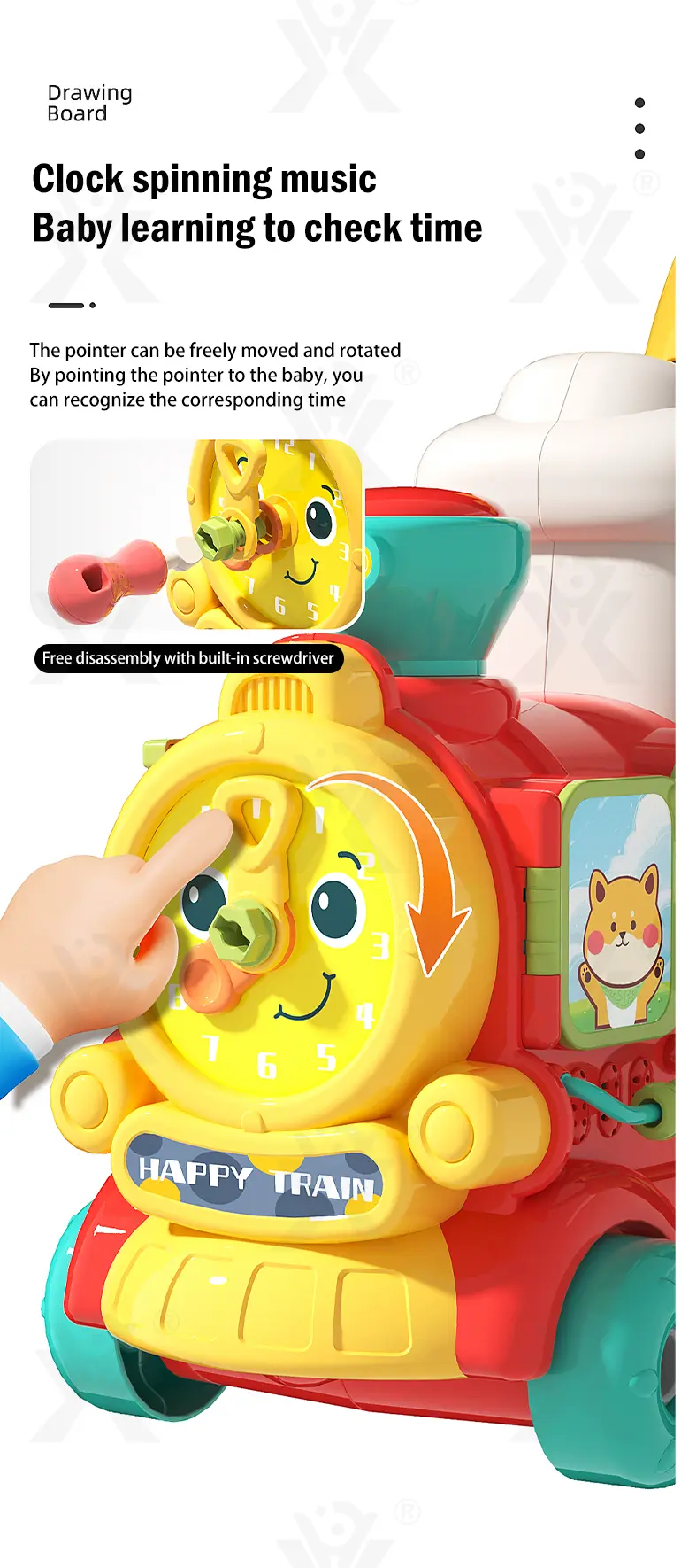 Baby Walkers,Steam Train Shape · TV10707 · detail image 6 of 8
