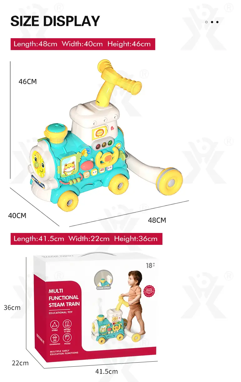 Baby Walkers,Steam Train Shape · TV10707 · detail image 8 of 8