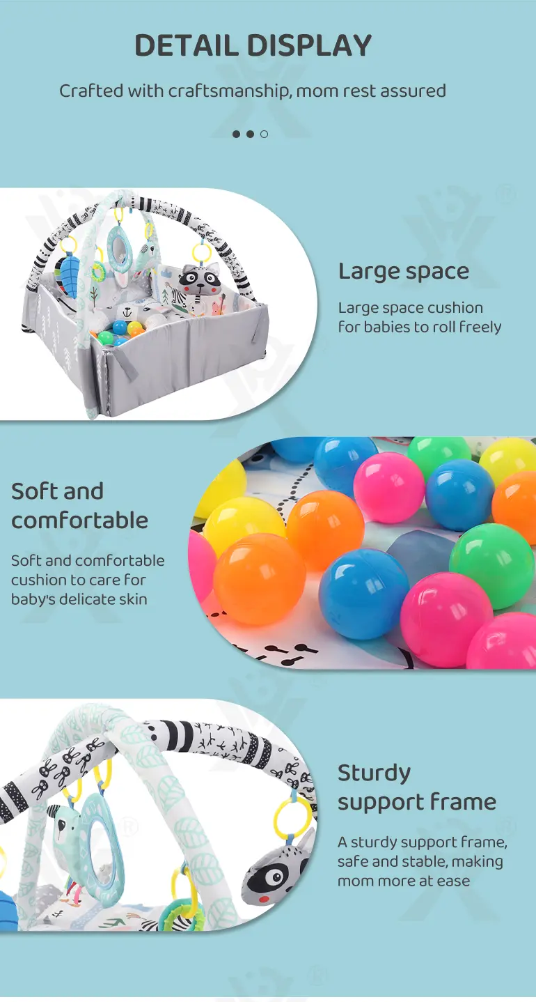 Esteras de juego para bebés para el desarrollo sensorial y el juego seguro·TV10706·imagen de detalle 5 de 7