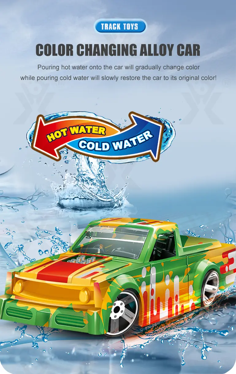 Car Wash Toy Sets, Equipped with Manual Water Spray System and Alloy Toy Car · TV10682 · detail image 6 of 8
