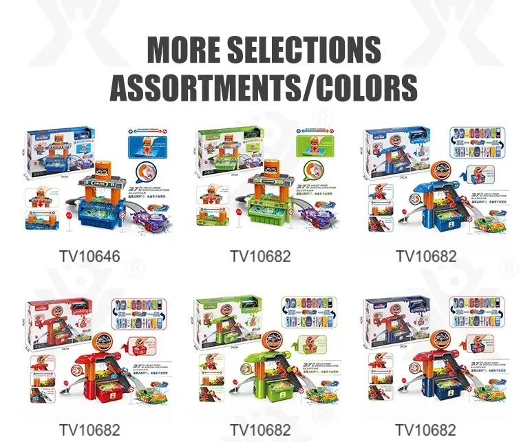 Car Wash Toy Sets, Equipped with Manual Water Spray System and Alloy Toy Car · TV10682 · detail image 7 of 8