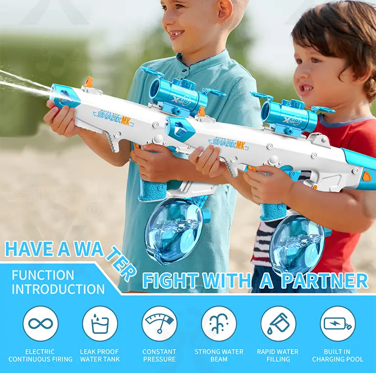 Water Guns, Bulk Kids Water Gun Toys for Sale, with Electric Automatic Continuous Shooting System · TV10684 · detail image 2 of 7