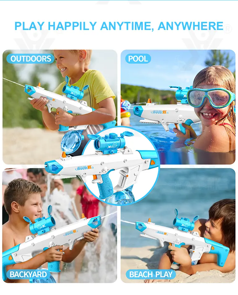 Water Guns, Bulk Kids Water Gun Toys for Sale, with Electric Automatic Continuous Shooting System · TV10684 · detail image 3 of 7