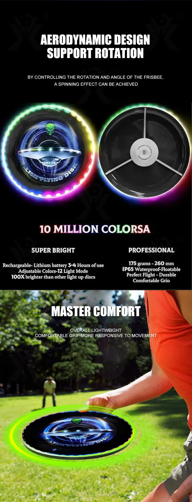Alien Glowing Flying Discs · TV10692 · detail image 3 of 6