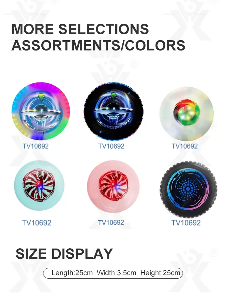 Alien Glowing Flying Discs · TV10692 · detail image 5 of 6