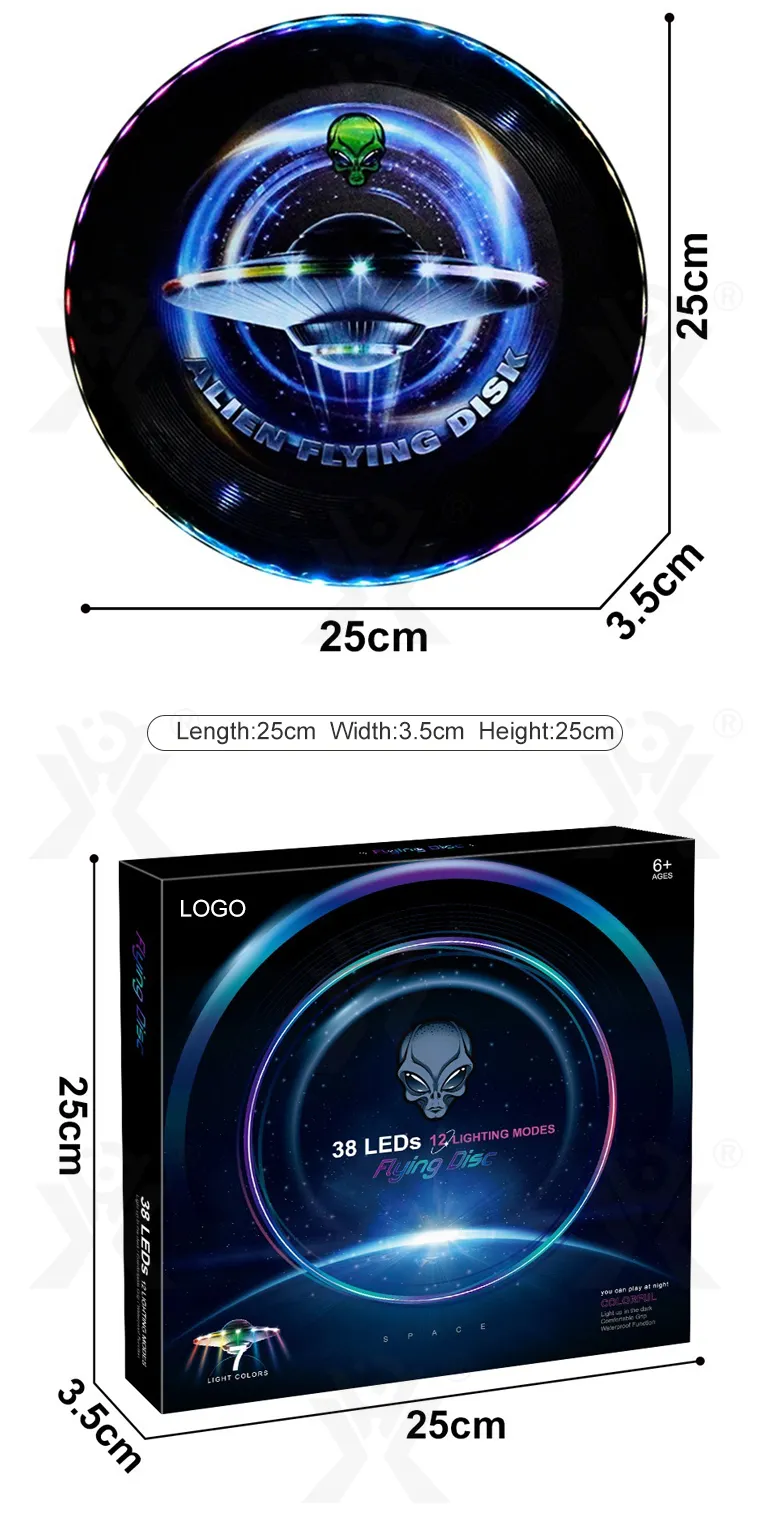 Alien Glowing Flying Discs · TV10692 · detail image 6 of 6