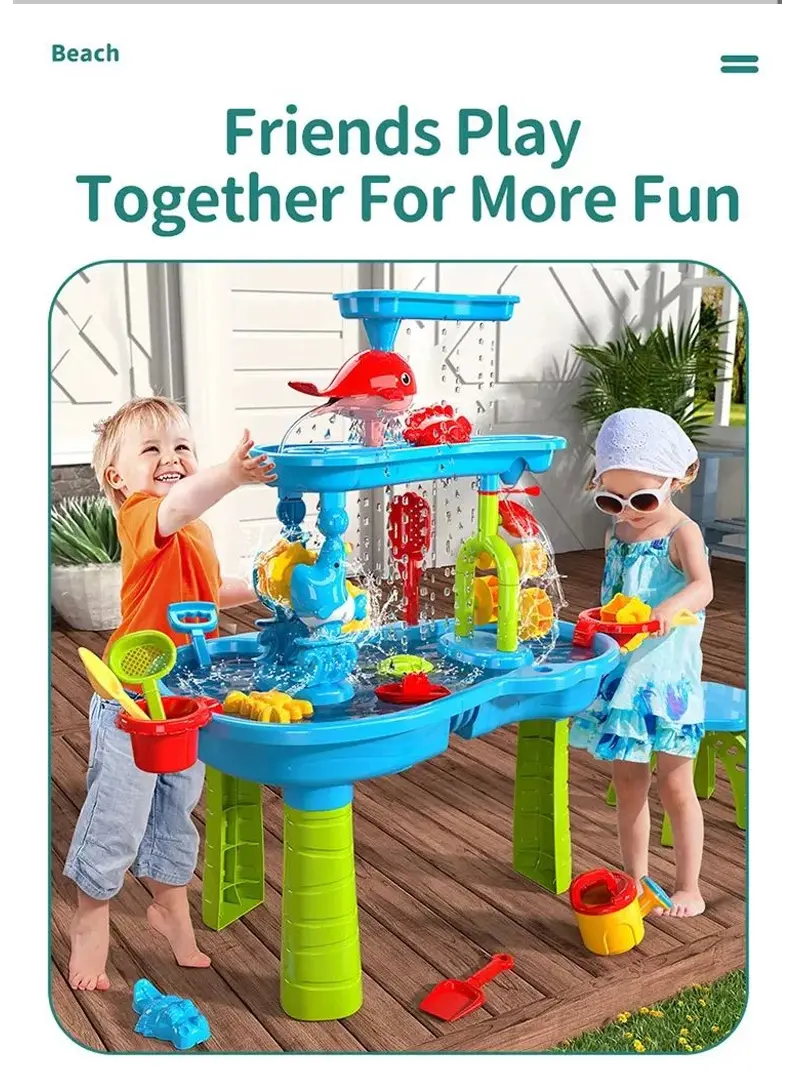 Kids Beach Water Play Table Toys · TV10704 · detail image 3 of 9