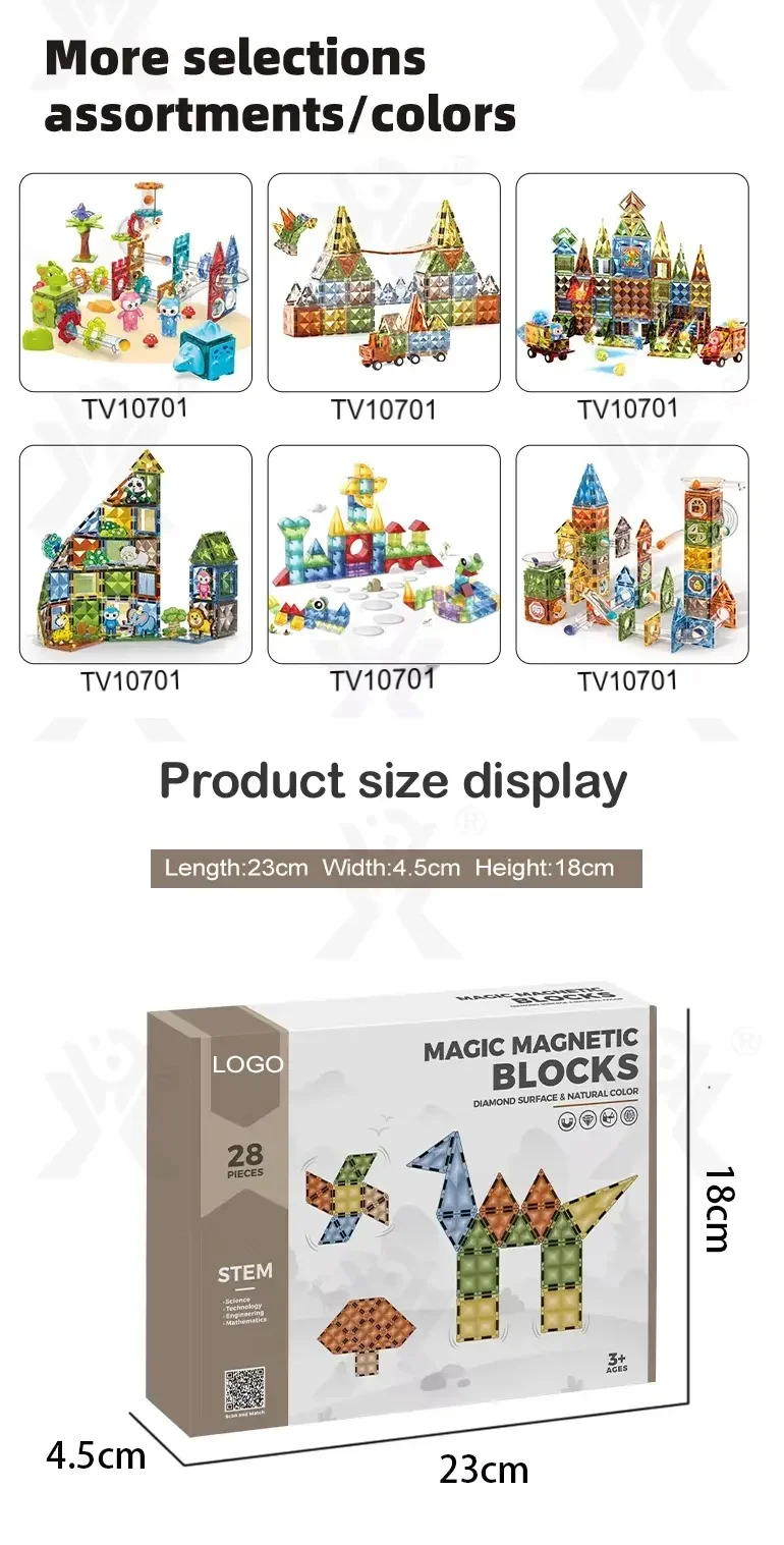 Magnetic Building Block Sets, Stimulate Children’s 3D Imagination · TV10701 · detail image 9 of 9