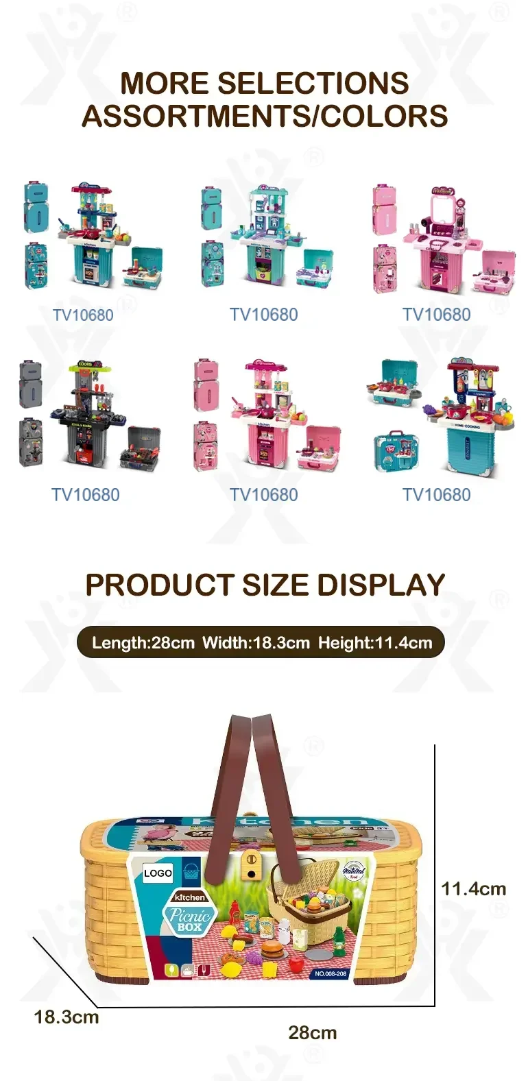 Picnic Pretend Play Toy Sets for Kid · TV10680 · detail image 6 of 6