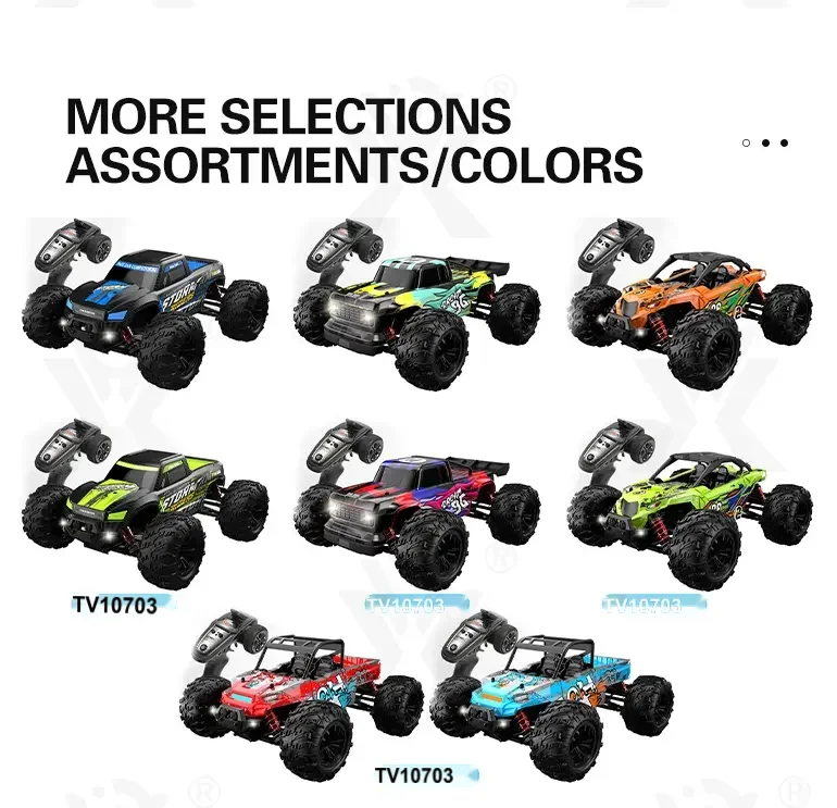 High-Speed RC Cars, 36km/h, 1:16 Simulation Car Body, Six Colors Available · TV10703 · detail image 11 of 12