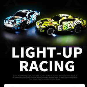 Remote Control Racing Car, 1:18 Scale Ducati Co-branded with LED Lights and Glow Tires · TV10699 · product photo 2 of 7