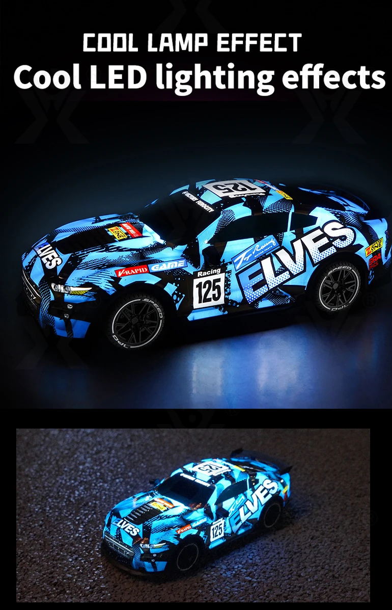 Remote Control Racing Car, 1:18 Scale Ducati Co-branded with LED Lights and Glow Tires · TV10699 · detail image 3 of 6