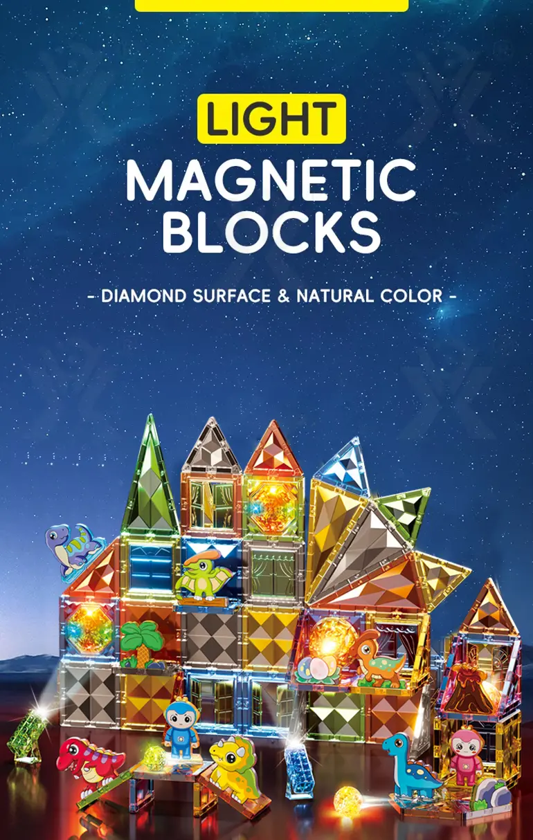Shiny Magnetic Building Blocks · TV10670 · detail image 1 of 11