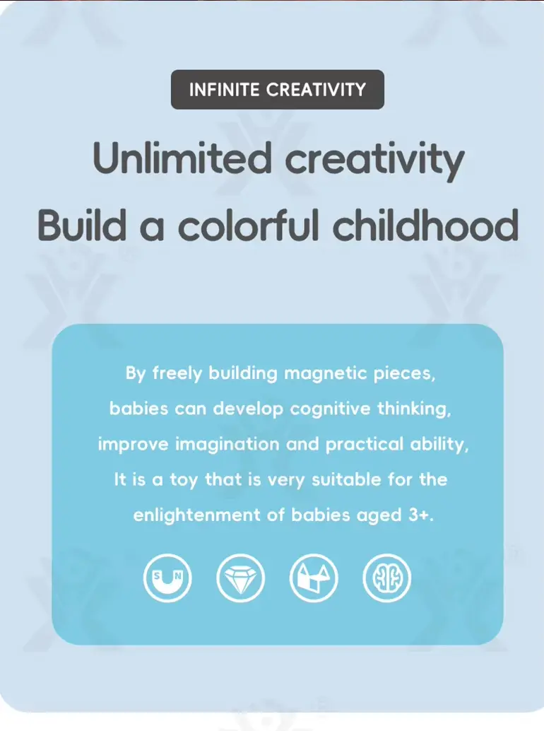 Shiny Magnetic Building Blocks · TV10670 · detail image 2 of 11