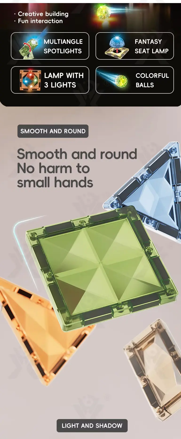 Shiny Magnetic Building Blocks · TV10670 · detail image 4 of 11