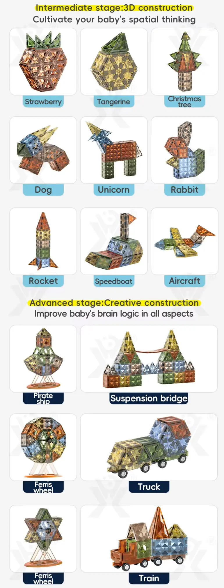 Shiny Magnetic Building Blocks · TV10670 · detail image 9 of 11