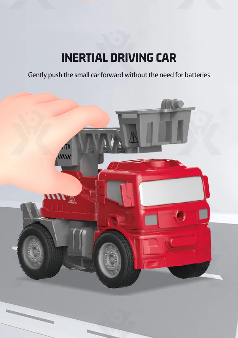 Transforming Construction Truck Toys, Bulk Friction Toy Car with Collision Auto-Transform · TV10690 · detail image 3 of 7