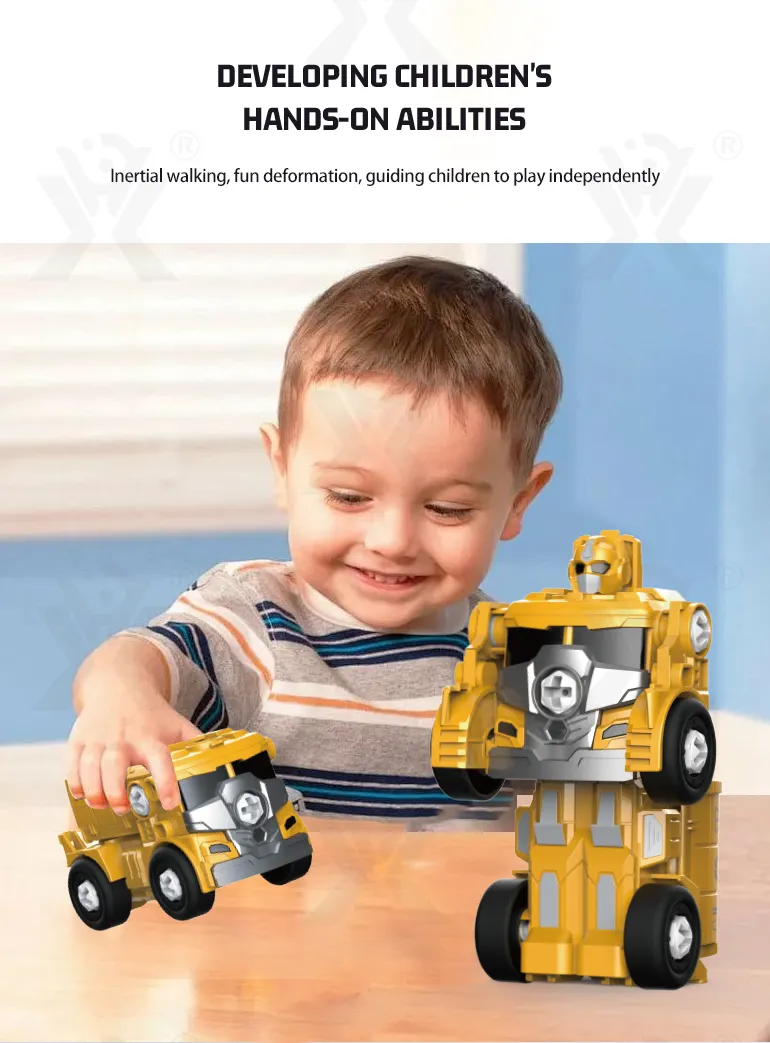 5-in-1 Transforming Construction Vehicle Robot Toy Set for Kids · TV10689 · detail image 2 of 8