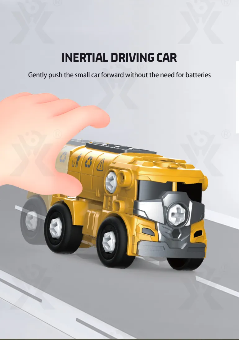 5-in-1 Transforming Construction Vehicle Robot Toy Set for Kids · TV10689 · detail image 3 of 8