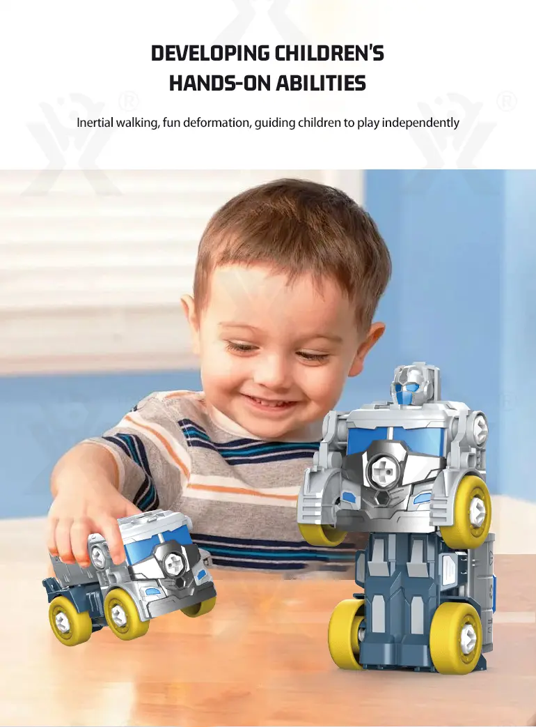 5-in-1 Transforming Construction Robot Toy Set for Kids · TV10688 · detail image 2 of 8