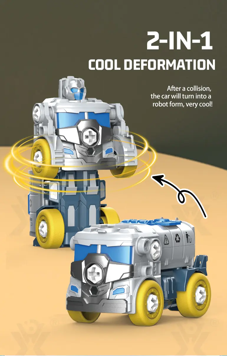 5-in-1 Transforming Construction Robot Toy Set for Kids · TV10688 · detail image 4 of 8