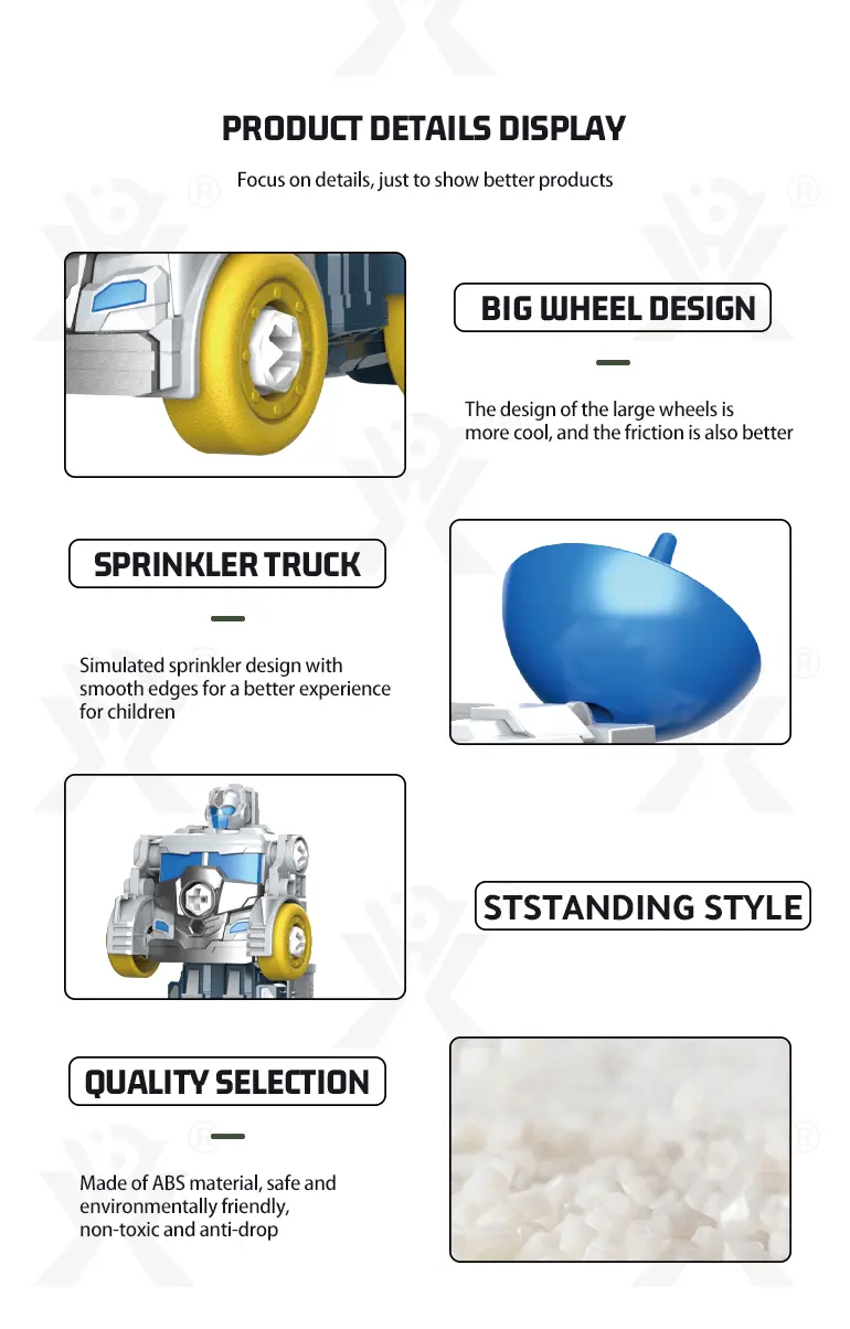 5-in-1 Transforming Construction Robot Toy Set for Kids · TV10688 · detail image 6 of 8