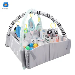 Tapis de jeu pour bébé pour le développement sensoriel et le temps de jeu sécuritaire