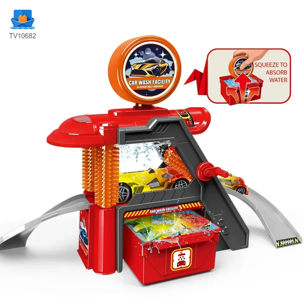 Car Wash Toy Sets, Equipped with Manual Water Spray System and Alloy Toy Car · TV10682 · product photo 1 of 6