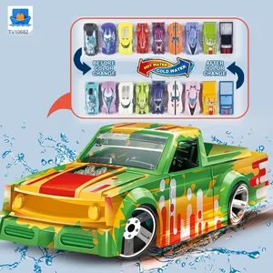 Car Wash Toy Sets, Equipped with Manual Water Spray System and Alloy Toy Car · TV10682 · product photo 4 of 6