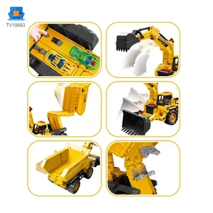 Construction Vehicle Toy Set, Includes a Toy Cars and a Modular Track Component · TV10683 · product photo 6 of 8