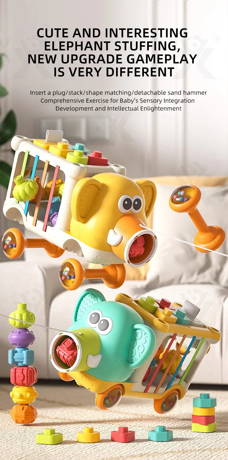 Educational Toys, Elephant Stacking Toys, Interesting Building Blocks · TV10708 · detail image 1 of 13