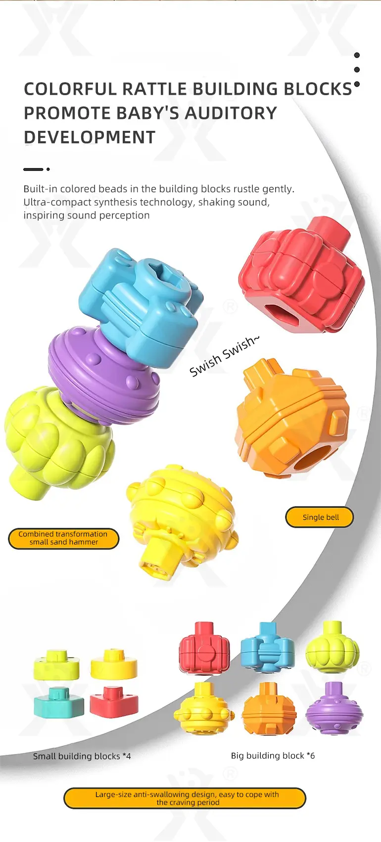 Educational Toys, Elephant Stacking Toys, Interesting Building Blocks · TV10708 · detail image 10 of 13