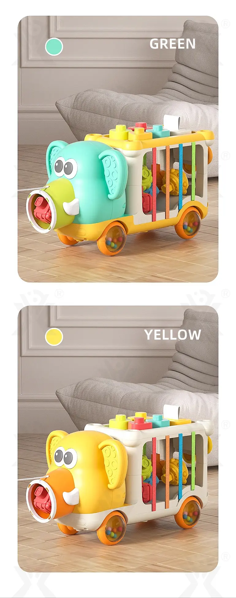 Educational Toys, Elephant Stacking Toys, Interesting Building Blocks · TV10708 · detail image 11 of 13