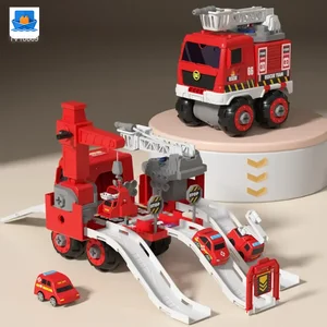 Fire Truck Toy Sets, With Deformable Track, Support OEM/ODM · TV10669 · product photo 4 of 6