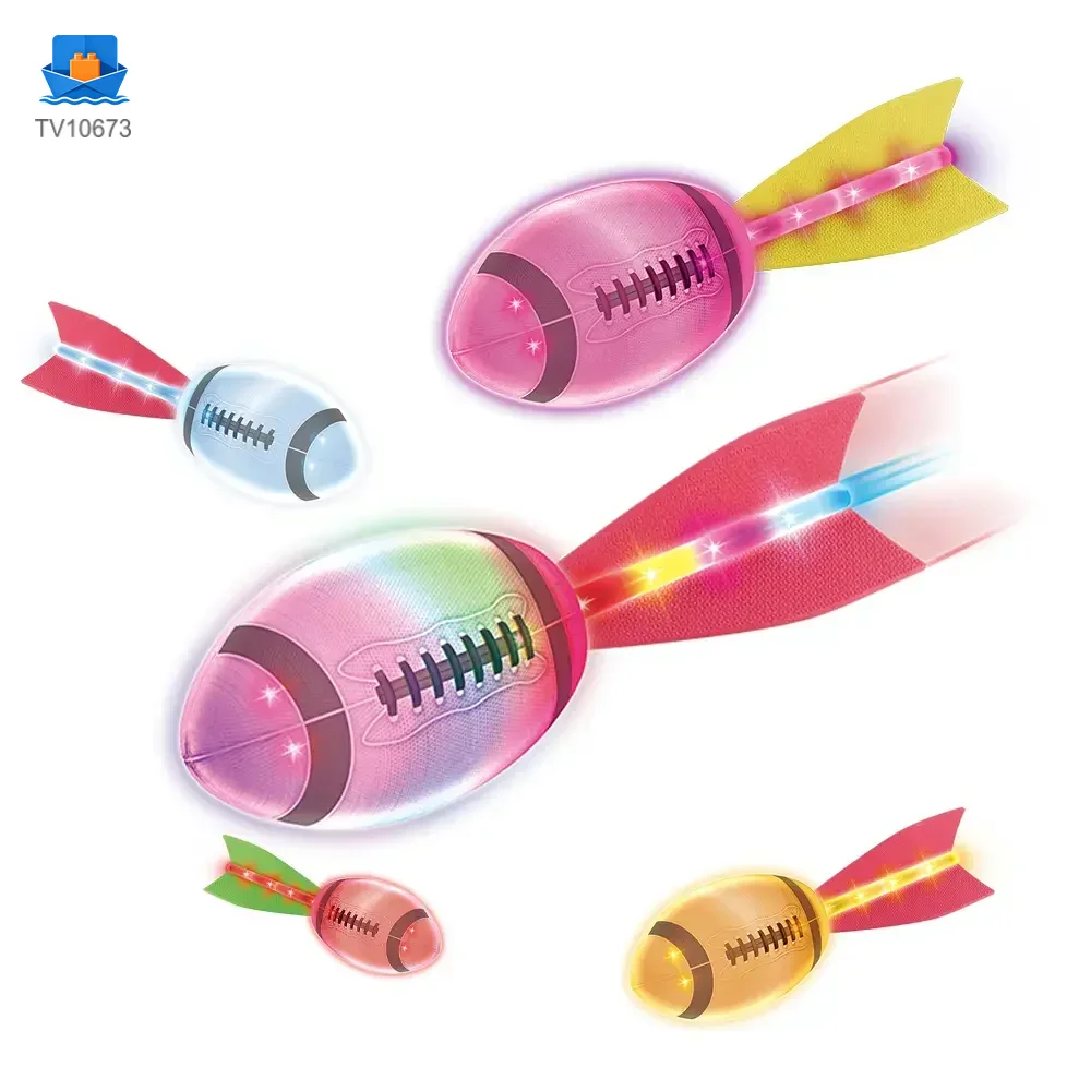 Light Up American Football Toys, with Rainbow Light Trails, Perfect for Night Games · TV10673 · product photo 1 of 6