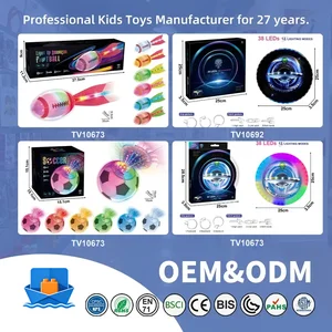 Light Up American Football Toys, with Rainbow Light Trails, Perfect for Night Games · TV10673 · product photo 6 of 6