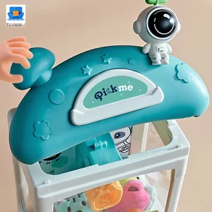 Astronaut-Themed Mini Claw Machine Toy with Plush Dolls, Sound & Light Effects, and Surprise Eggs · TV10698 · product photo 4 of 8