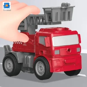 Transforming Construction Truck Toys, Bulk Friction Toy Car with Collision Auto-Transform · TV10690 · product photo 3 of 6