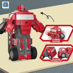 Transforming Construction Truck Toys, Bulk Friction Toy Car with Collision Auto-Transform · TV10690 · product photo 4 of 6