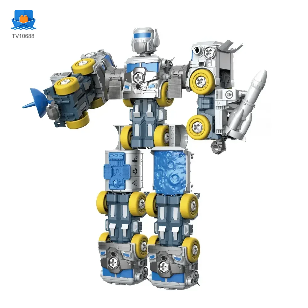 5-in-1 Transforming Construction Robot Toy Set for Kids · TV10688 · product photo 1 of 6