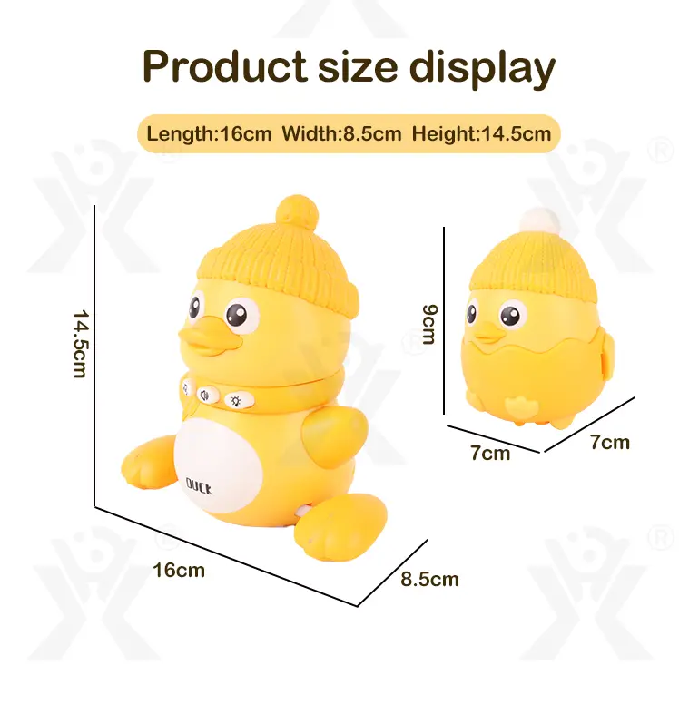 Magnetic Crawling Duck Toy for Babies-Music, Light & Interactive Play · TV10665 · detail image 9 of 9