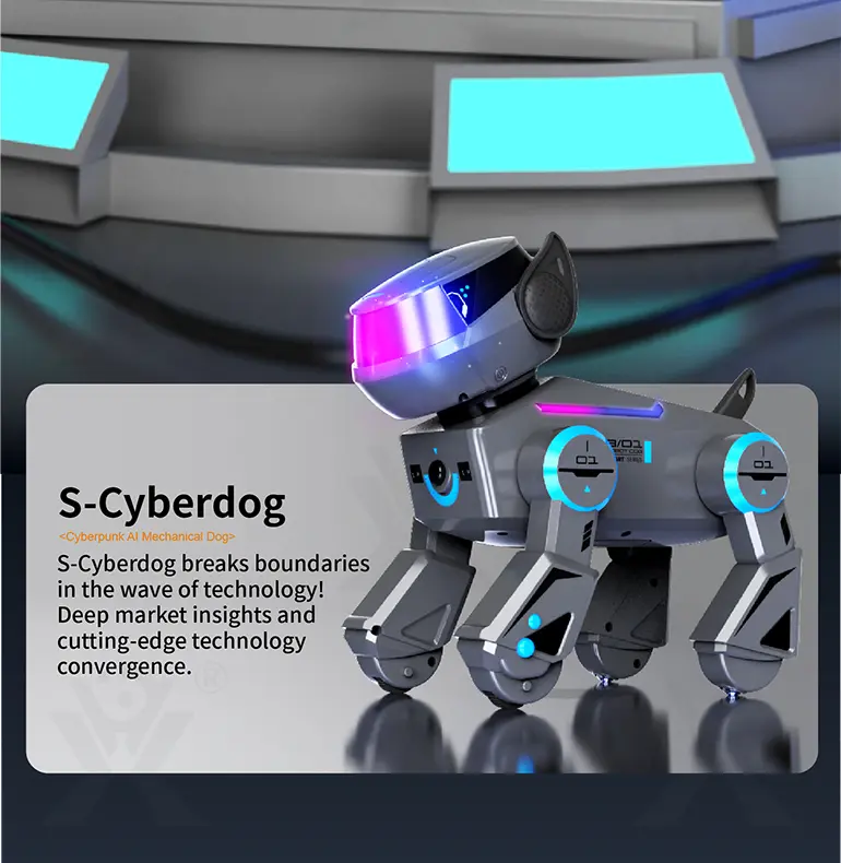 Smart Toy Robot Dogs with Remote Control, Dance & Light Show · TV10664 · detail image 2 of 15