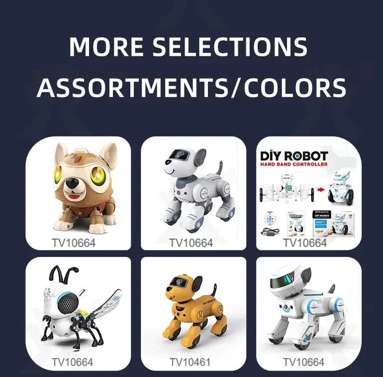 Smart Toy Robot Dogs with Remote Control, Dance & Light Show · TV10664 · detail image 14 of 15