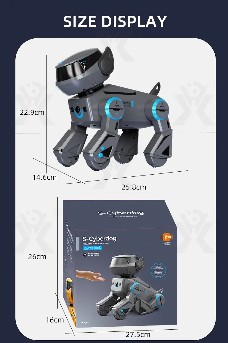 Smart Toy Robot Dogs with Remote Control, Dance & Light Show · TV10664 · detail image 15 of 15