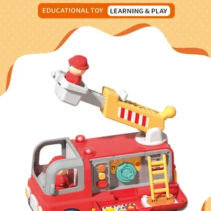 Interactive Firefighter Truck Toy with Rotating Ladder, Sound & Light Effects · TV10667 · product photo 6 of 7