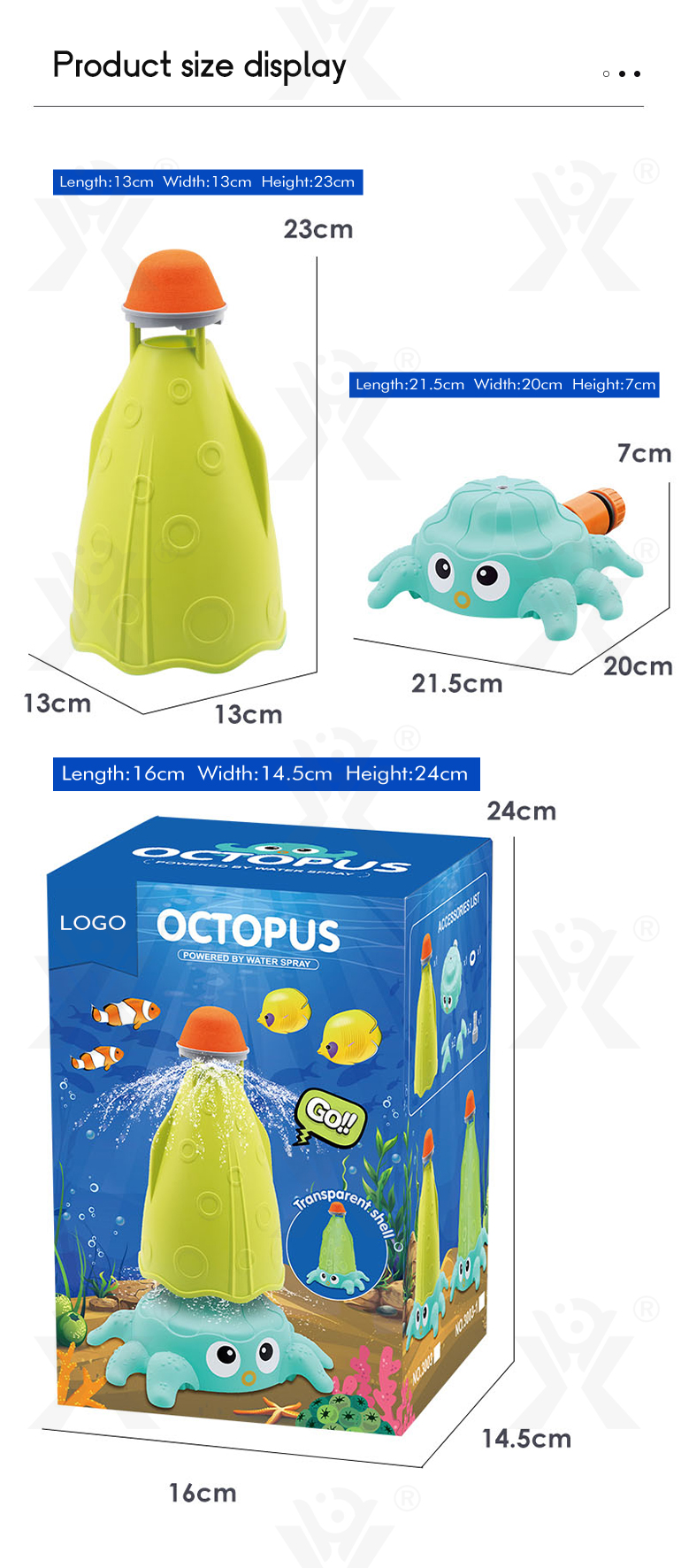 Octopus Sprinkler Toys · TV10661 · detail image 11 of 11