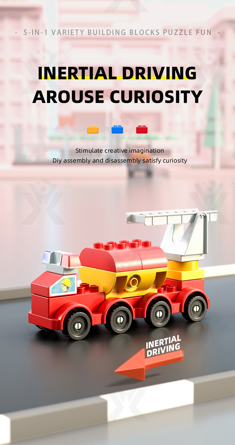 5-in-1 Police Station Building Blocks Toy for Kids · TV10520 · detail image 10 of 17